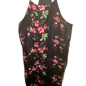 Large embroidered slip dress.